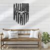 Punisher-Skull-Deer-Hunting-US-Flag-Metal-Wall-Art-LED-Light-6