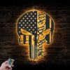 Punisher-Skull-Metal-Wall-Art-LED-Light-7-1