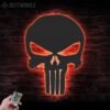 Punisher-Skull-Metal-Wall-Art-LED-Light-7-4