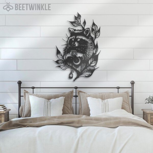 Raccoon-Metal-Wall-Art-with-LED-Light-5-1