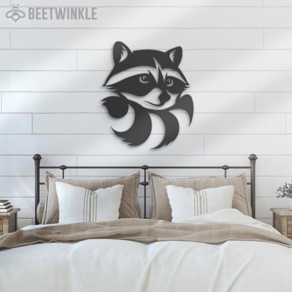 Raccoon-Metal-Wall-Art-with-LED-Light-5