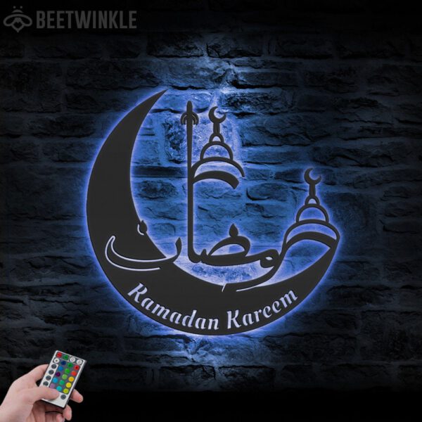 Ramadan-Mubarak-Moon-Metal-Wall-Art-LED-Light-10-1