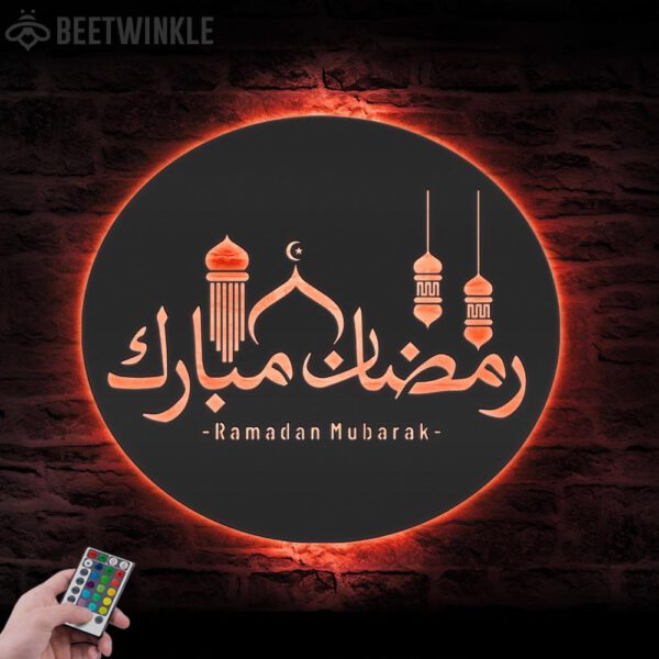 Ramadan-Mubarak-Moon-Metal-Wall-Art-LED-Light-15-2