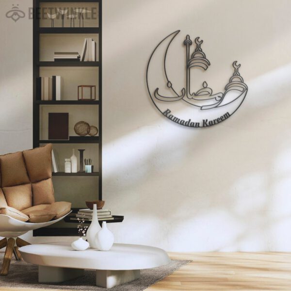 Ramadan-Mubarak-Moon-Metal-Wall-Art-LED-Light-15