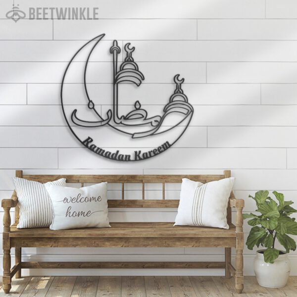 Ramadan-Mubarak-Moon-Metal-Wall-Art-LED-Light-16