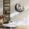 Ramadan-Mubarak-Moon-Metal-Wall-Art-LED-Light-2-2