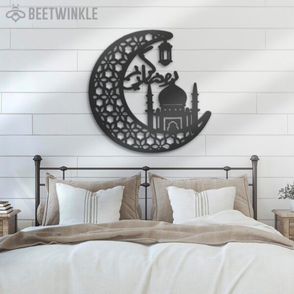 Ramadan-Mubarak-Moon-Metal-Wall-Art-LED-Light-4-3