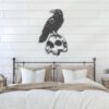 Raven-Metal-Wall-Art-LED-Light-5