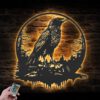 Raven-Metal-Wall-Art-with-LED-Light-1