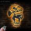 Roaring-Gorilla-Angry-Metal-Wall-Art-LED-Light-7