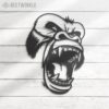 Roaring-Gorilla-Angry-Metal-Wall-Art-LED-Light-8