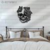 Rose-Sugar-Skull-Metal-Wall-Art-with-LED-Light