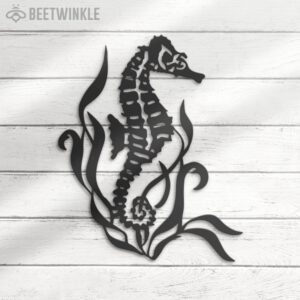 Seahorse-Metal-Wall-Art-LED-Light-3