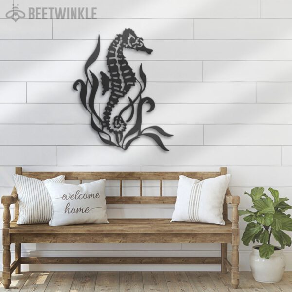 Seahorse-Metal-Wall-Art-LED-Light-5