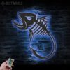 Skeleton-Bass-Fishing-Hook-Metal-Wall-Art-LED-Light-7