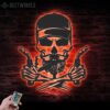 Skull-Welding-Metal-Wall-Art-LED-Light-8