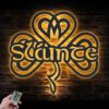 Slainte-Slainte-Celtic-Knot-Shamrock-Metal-Wall-Art-LED-Light