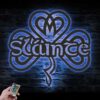 Slainte-Slainte-Celtic-Knot-Shamrock-Metal-Wall-Art-LED-Light-4