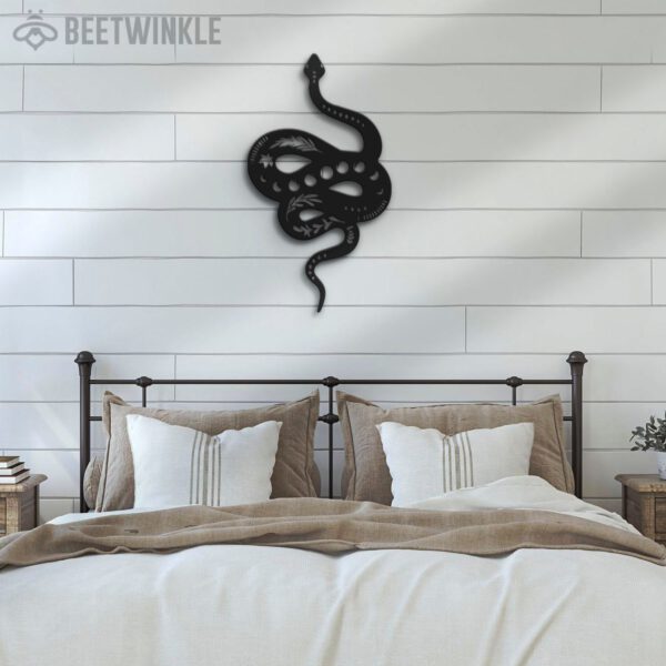 Snake-Moon-Phase-Metal-Wall-Art-with-LED-Light-2