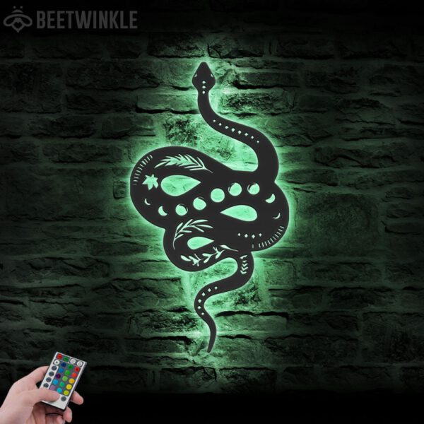 Snake-Moon-Phase-Metal-Wall-Art-with-LED-Light-8