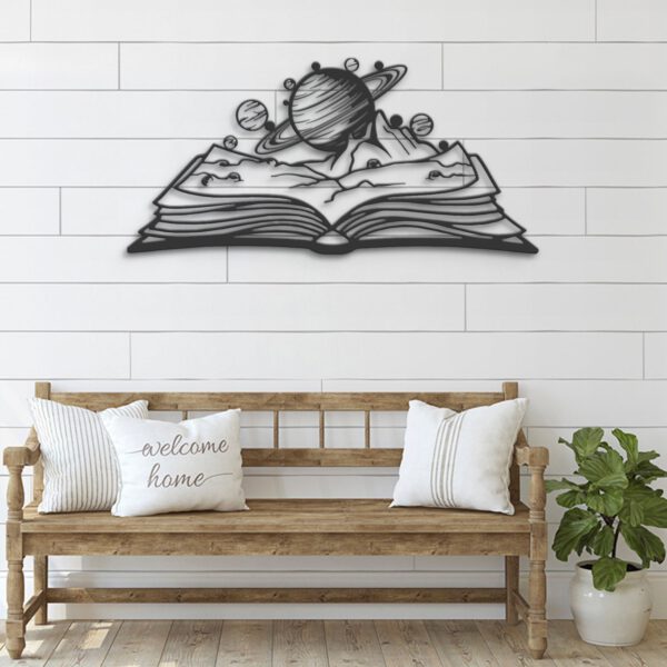 Solar-System-Planet-Book-Lover-Metal-Wall-Art-LED-Light