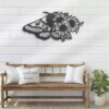 SunFlower-Moth-Butterfly-Metal-Wall-Art-with-LED-Light-4