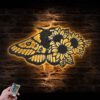 SunFlower-Moth-Butterfly-Metal-Wall-Art-with-LED-Light-7