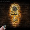 Sunflower-Faith-Metal-Wall-Art-LED-Light