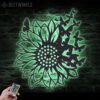 Sunflower-Farmhouse-Metal-Wall-Art-LED-Light