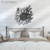 Sunflower-Farmhouse-Metal-Wall-Art-LED-Light-4