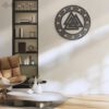 Valknut-Metal-Wall-Art-LED-Light-3-1