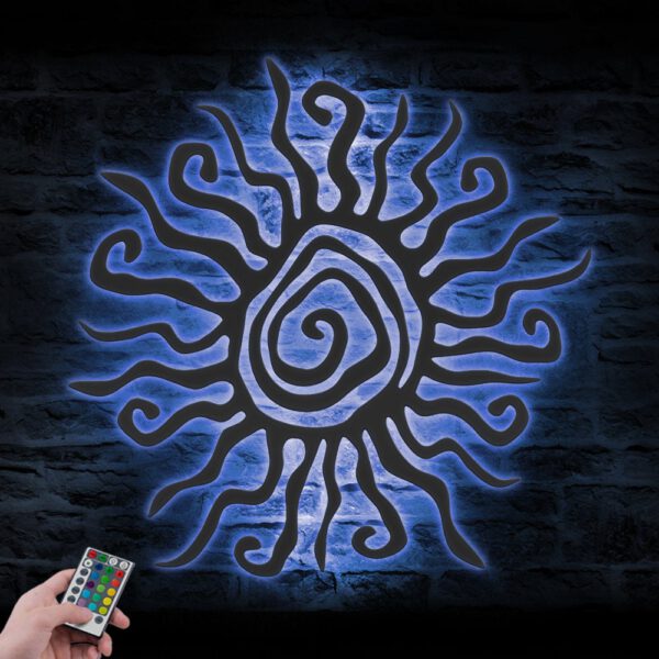 Wacky-Sun-Metal-Wall-Art-LED-Light