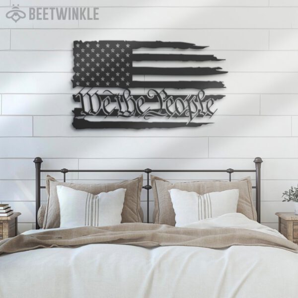 We-The-People-Distressed-American-Flag-Metal-Wall-Art-With-Led-Light-4