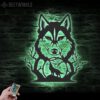 Wolf-In-Forest-Metal-Wall-Art-LED-Light