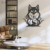 Wolf-In-Forest-Metal-Wall-Art-LED-Light-6