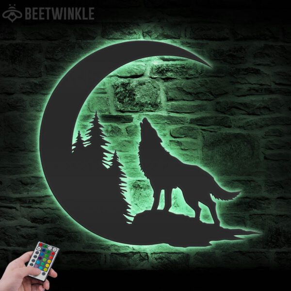 Wolf-On-The-Moon-Metal-Wall-Art-LED-Light-6-1