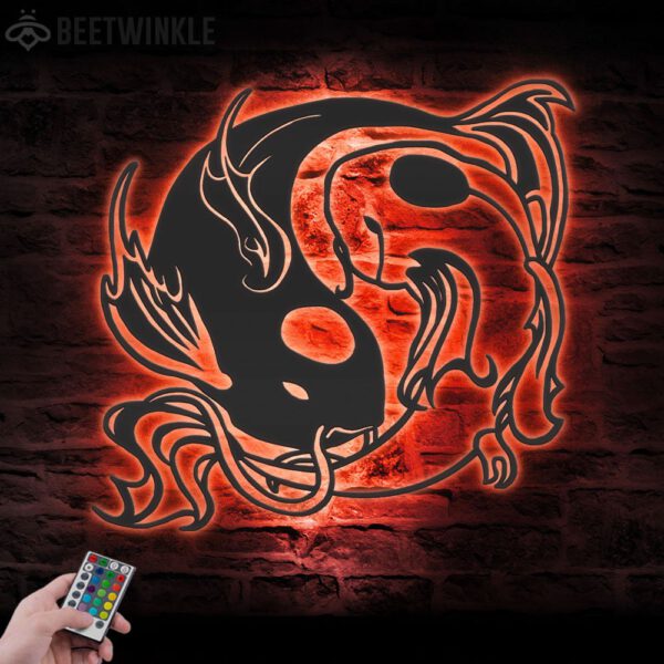 Yin-Yang-Koi-Fish-Metal-Wall-Art-LED-Light-5-1