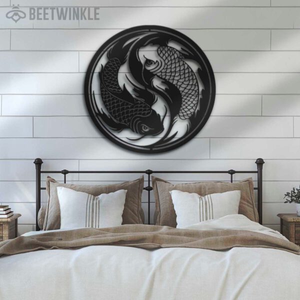 Yin-Yang-Koi-Fish-Metal-Wall-Art-LED-Light-5