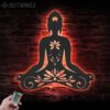 Yoga-Buddha-Lotus-Metal-Wall-Art-LED-Light-8