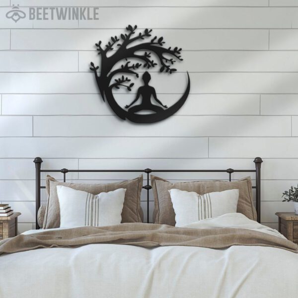 Yoga-Buddha-Tree-Metal-Wall-Art-LED-Light