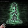 Yoga-Girl-In-Hippie-Style-Metal-Wall-Art-with-LED-Light-7