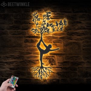 Yoga-Tree-Metal-Wall-Art-with-LED-Light-2