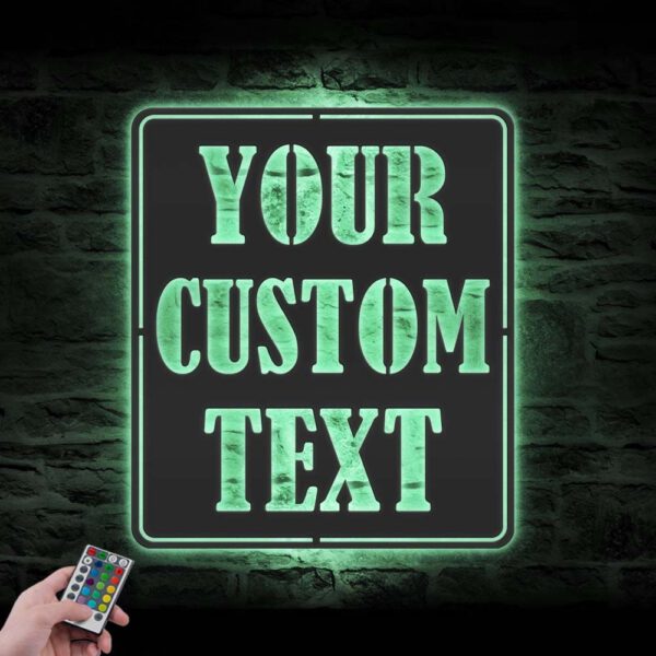 Your-Custom-Text-Words-Metal-Wall-Art-LED-Light-14