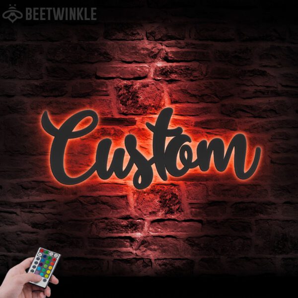 Your-Custom-Text-Words-Metal-Wall-Art-LED-Light-6-2