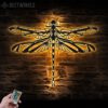 Zentangle-Dragonfly-Metal-Wall-Art-LED-Light