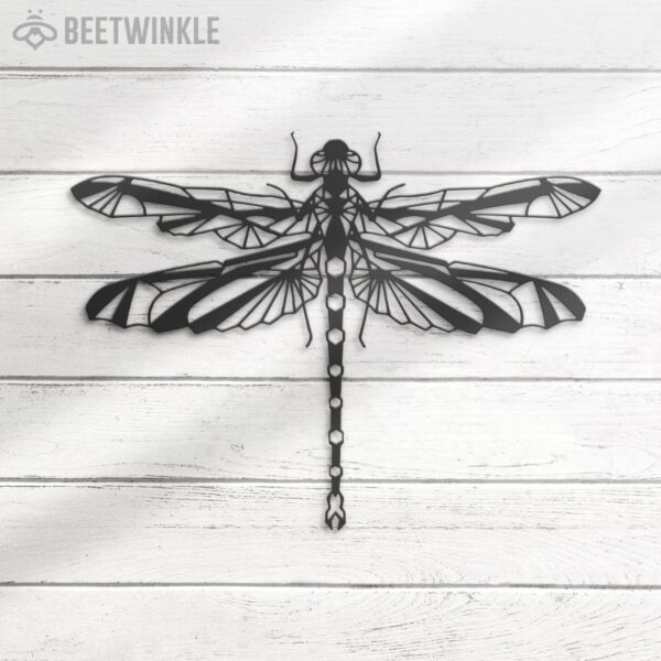 Zentangle-Dragonfly-Metal-Wall-Art-LED-Light-7