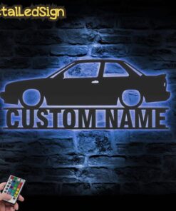 Alternative view of Custom Garage Metal Wall Art Led Light